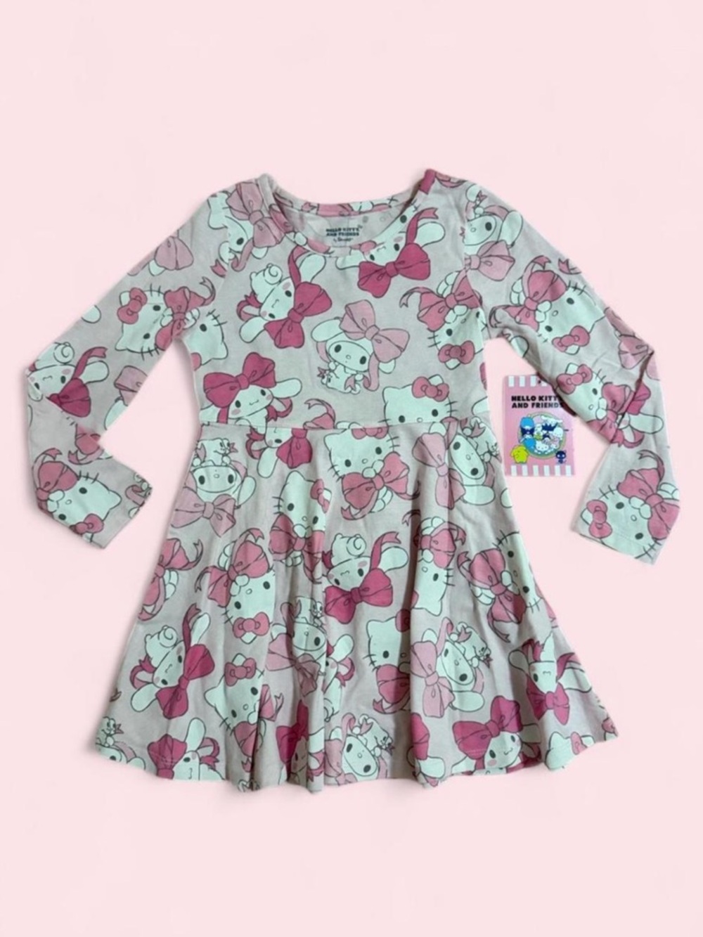 Hello Kitty‎ & Cinnamoroll Sanrio Toddler Long Sleeve Dress NWT 12M–5T